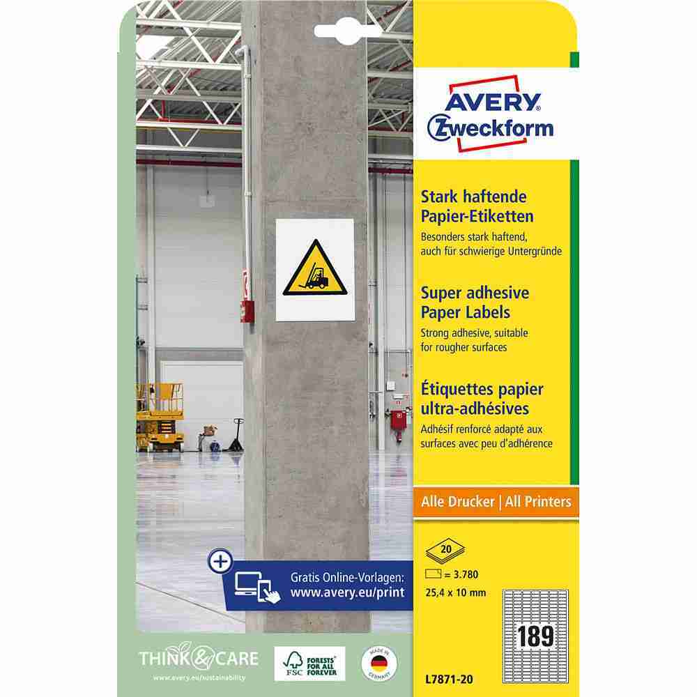 AVERY Zweckform Power-Etiketten – Bild 3