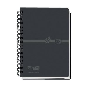 VELOFLEX A7 schwarz Telefonringbuch mit Spiralbind