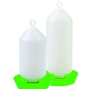 Geflügeltränke mit Drehverschluss weiß-grün 1,5l (C02)