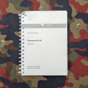 Merkblatt 58.430/I d, Funksystem SE-235 (Checkliste), 2006