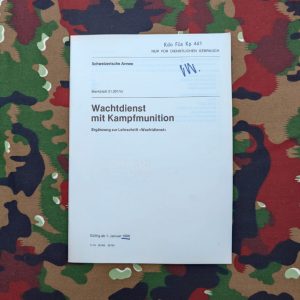 Merkblatt 51.301/I d, Wachtdienst mit Kampfmunition, 1980