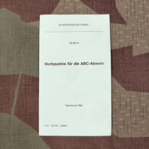 Merkblatt 52.23/I d, Merkpunkte für die ABC-Abwehr, Nachdruck 1983