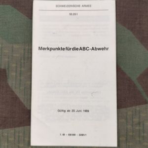 Merkblatt 52.23/I d, Merkpunkte für die ABC-Abwehr, 1969