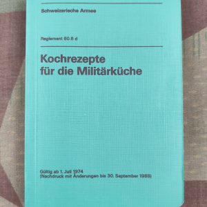 Reglement 60.6 d, Kochrezepte für die Militärküche, 1988