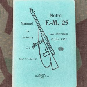 Notre F.-M. 25 Fusil-Mitrailleur Modèle 1925, 1939