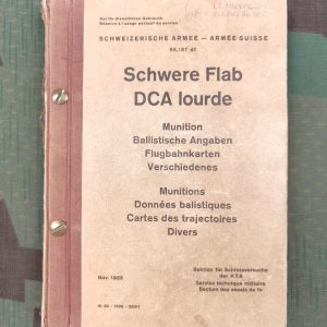 Reglement 65.187 df, Schwere Flab, 1955