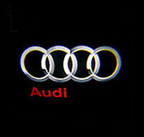2Stk Audi Türbeleuchtung Logo Original