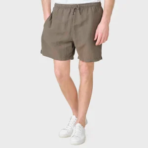 Bertram linen shorts - Taupe
