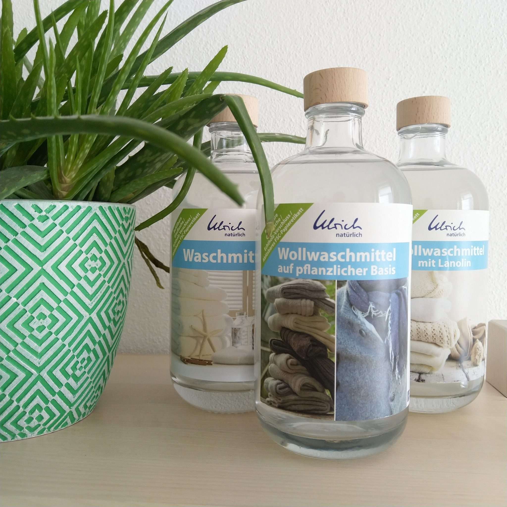 Ulrich natürlich Waschmittel in der Glasflasche (500 ml) – Bild 3