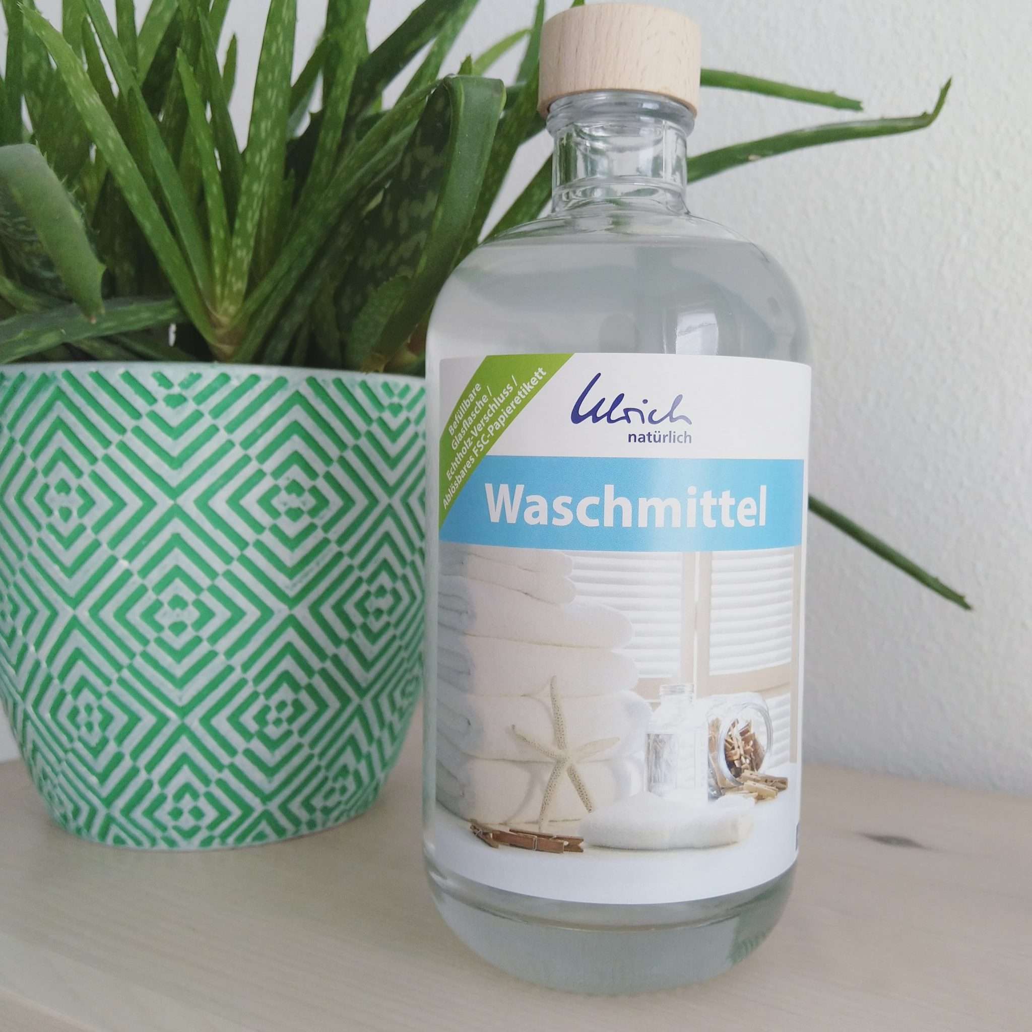 Ulrich natürlich Waschmittel in der Glasflasche (500 ml) – Bild 2
